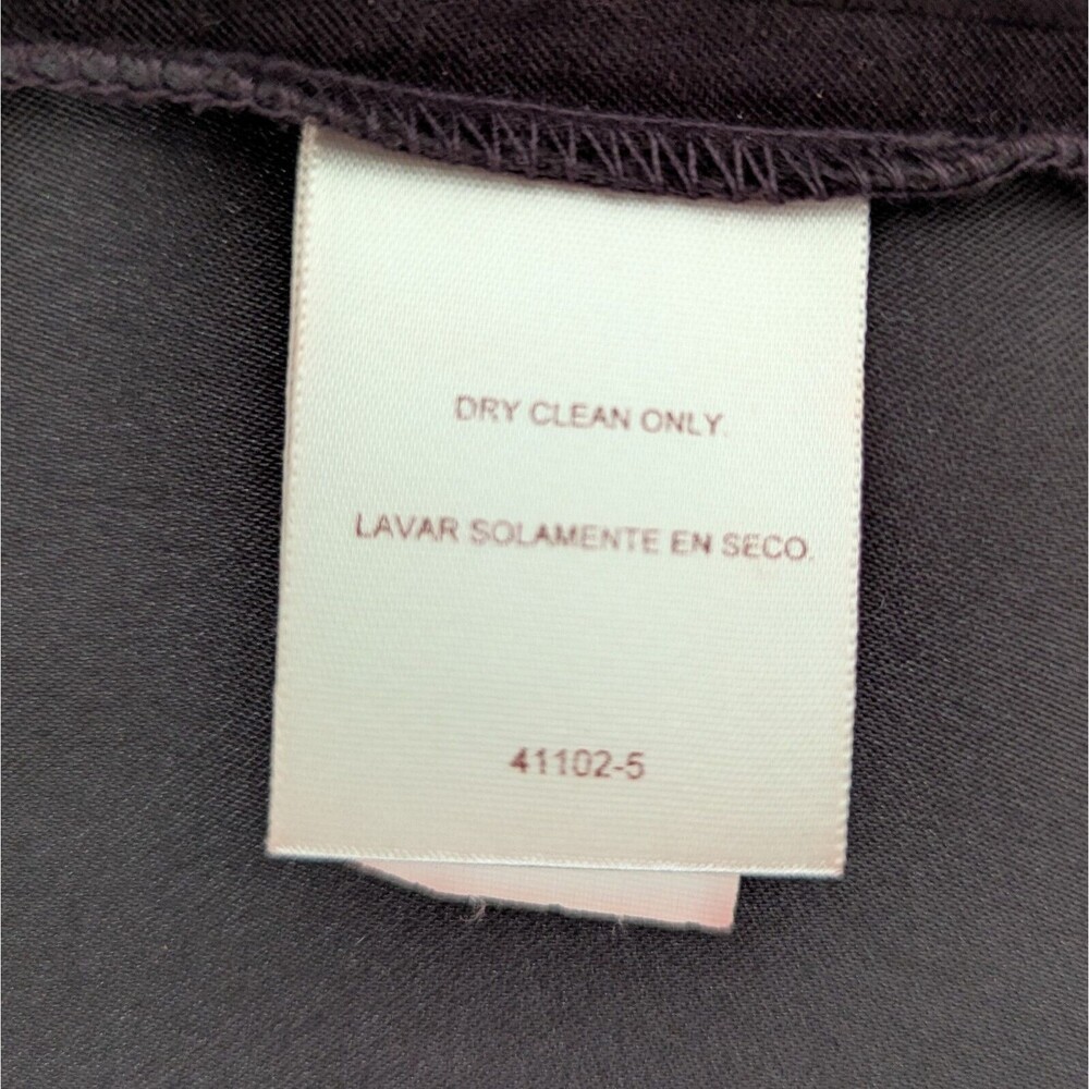 Worthington Burgundy‎ Velvet Velour Button Blazer Jacket Women Size 8P - Picture 11 of 11